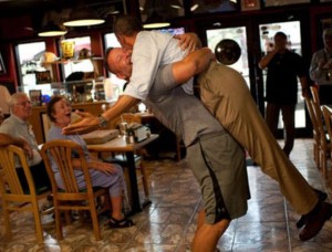 Once you come into contact, never let them go. Even if they have the United States of America to run.